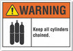 Cyl Handling Warning Rflct Lbl 3.5x5in
