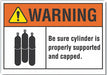 Warning Sign 10inx14in Non-PVC Polymer