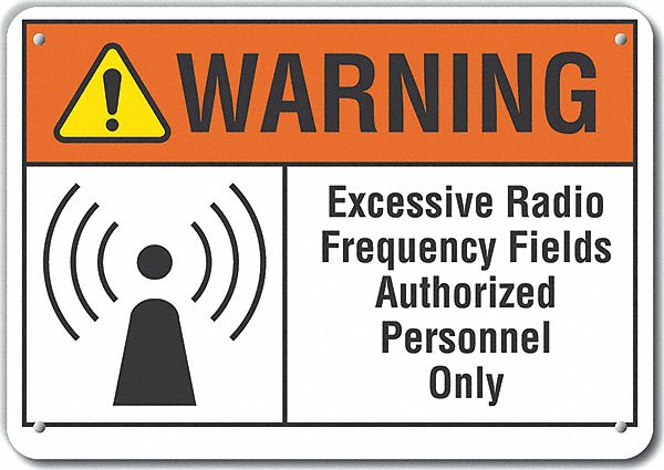 Rflct Auth Person Warn Sign 10x14in Alum