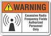 Rflct Auth Person Warn Sign 7x10in Alum