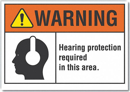Warning Sign 10inx14in Non-PVC Polymer