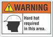 Warning Sign 7inx10in Non-PVC Polymer