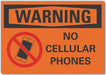 Warning Sign 7 x 10 in Non-PVC Polymer