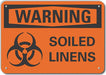 Rflctv Biohazard Warn Sign 10x14in Alum