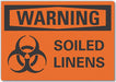 Warning Sign 7inx10in Non-PVC Polymer
