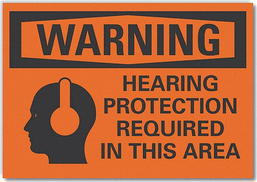 Warning Sign 7inx10in Non-PVC Polymer