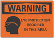 Warning Sign 7inx10in Non-PVC Polymer