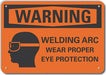 Danger Sign 7 in x 10 in Aluminum