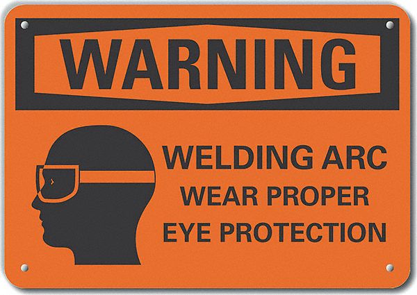 Danger Sign 7 in x 10 in Aluminum