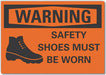 Warning Sign 7inx10in Non-PVC Polymer