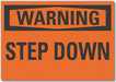Warning Sign 10inx14in Non-PVC Polymer
