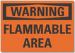 Warning Sign 7in x 10in Non-PVC Polymer