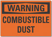 Warning Sign 7in x 10in Non-PVC Polymer