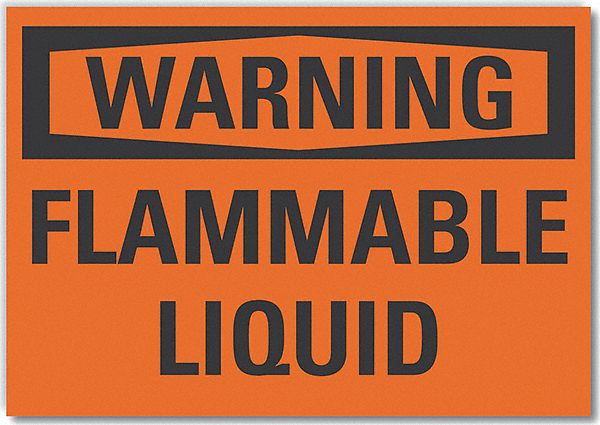 Warning Sign 7inx10in Non-PVC Polymer