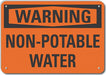 Danger Sign 7 in x 10 in Aluminum