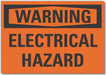 Warning Sign 7inx10in Non-PVC Polymer