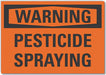 Pesticide Warning Lbl 10x14in Polyester