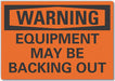Traffic Safety Warn Lbl 3.5x5in Polyest