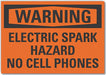 Warning Sign 7in x 10in Non-PVC Polymer