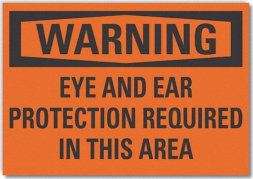 Warning Sign 7inx10in Non-PVC Polymer