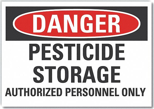 Danger Sign 10inx14in Non-PVC Polymer