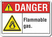 Danger Sign 7 in x 10 in Aluminum