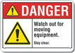 Accident Prevention Danger Sign 10x14in