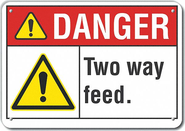 Rflct Elec Hzrd Danger Sign 10x14in Alum