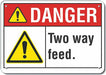 Rflct Elec Hzrd Danger Sign 7x10in Alum