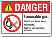 Danger Sign 7 in x 10 in Aluminum