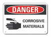 Danger Sign 7 in x 10 in Aluminum
