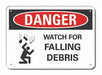 Danger Sign 7 in x 10 in Aluminum