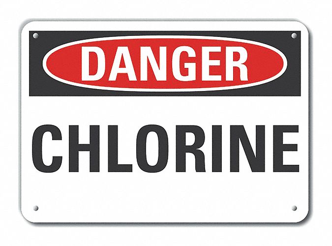 Danger Sign 7 in x 10 in Aluminum