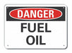 Fuel Mtrl Danger Sign 7x10in Plastic