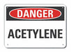 Danger Sign 7 in x 10 in Aluminum
