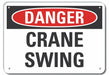 Danger Sign 7 in x 10 in Aluminum