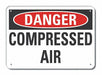 Danger Sign 7 in x 10 in Aluminum