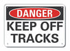 Rflct Keep Off Danger Sign 7x10in Alum