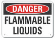 Danger Sign 7 in x 10 in Aluminum
