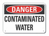 Potable Water Danger Sign 7x10in Plastic