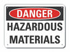 Rflct Hzrdous Mtrl Danger Sign 10x14in