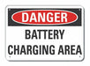 Danger Sign 7 in x 10 in Aluminum