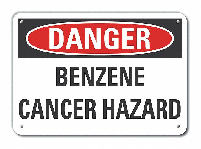 Danger Sign 7 in x 10 in Aluminum