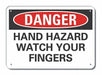 Mach Operation Danger Sign 10x14in Plstc
