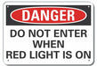 Rflct Personal Safety Danger Sign 7x10in