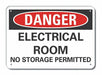 Danger Sign 7 in x 10 in Aluminum