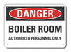 Danger Sign 7 in x 10 in Aluminum