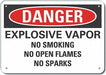 Rflct Explosive Mtrl Danger Sign 10x14in