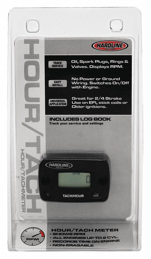 Hour/Tach Meter for Gas Engine 2 Cyl