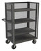 Stock Cart With 3-Sides 30 in L Gray